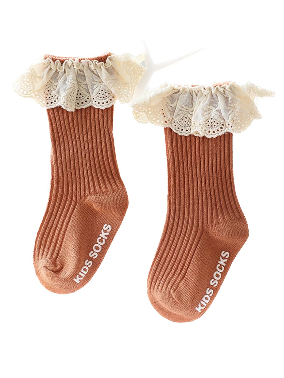 EL REGALO Girls Pack Of 4 Calf-Length Socks
