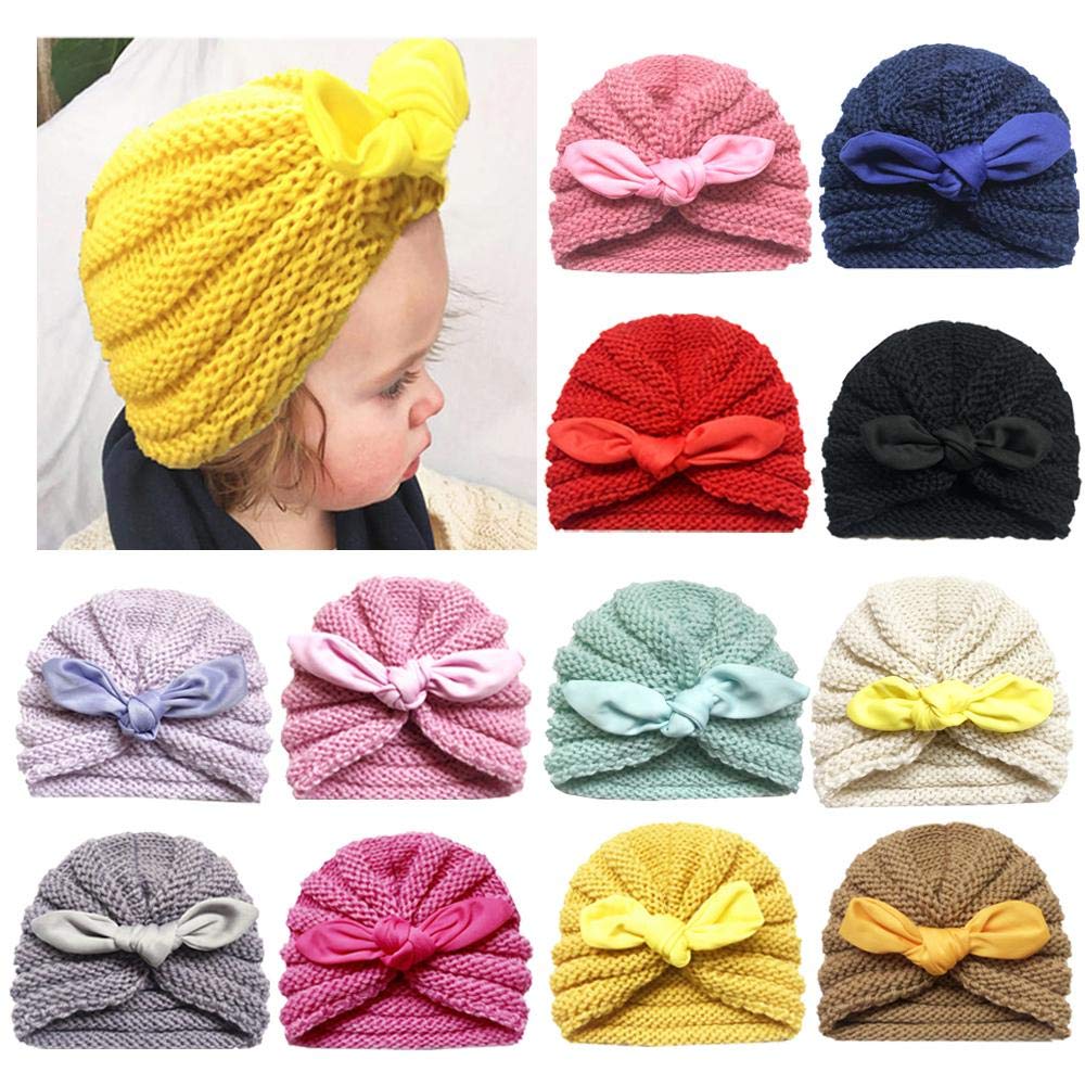 El Regalo Kid's Wool Cap (Pack of 1) (Earheadband_Pink_0 Months-6 Months)