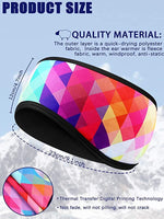 El Regalo 1 PC Winter Ear Warmer Headbands- Fleece Winter Earmuff Headbands for Adult Unisex, Teens, Girls, Boys (Option-9),Multicolor