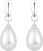 El Regalo Elegant Faux Pearl Earrings for Women - Elegant 18K Gold & Silver Plated Moti Jewelry Collection | Fancy Studs, Dainty Drops & Long Dangle Pearls Earrings for Girls (Style-1)