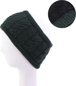 El Regalo 1 PC Winter Knitted Fleece Warm Unisex Headbands for Men & Women- Ear Warmer Headband Hair Band Wool Head Wraps Winter Unisex Ear Warmers (Grey)