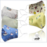 El Regalo Kids Adjustable Cotton Face Masks | Cotton Adjustable Headband loop Face Masks for Children | Cotton Washable, Breathable & Reusable Face Masks for Kids/Children (Made In India) (5)
