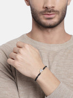 El Regalo Evil Eye CZ Bracelet Rakhi for Brother with Roli Chawal & Rakhi Message Card - Lucky Protection Rakhi to Avoid Negative Energies for Brother/Sister-in-Law/Niece or Nephew (Option-3)
