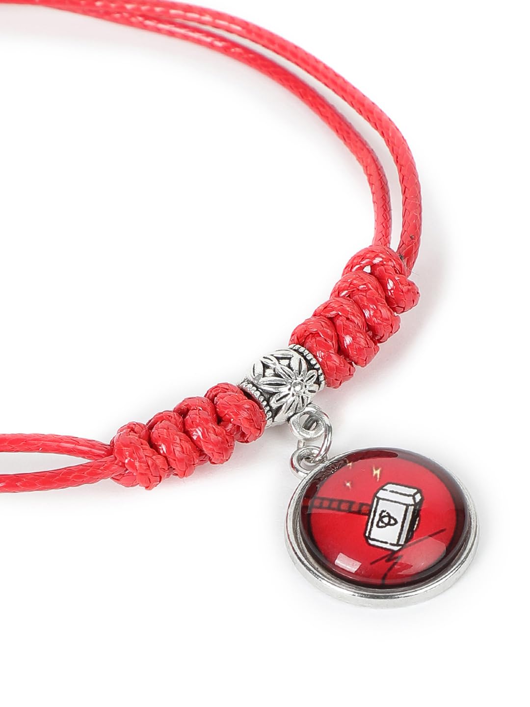 El Regalo Kids Superhero/Cartoon Character Unisex Bracelets for Girls & Boys (Red Hammer)