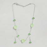 El Regalo Kids Jewelry Combo Set of 2 Necklaces & 2 Earrings Pairs- Shimmering Crystals Beads Necklace & Earrings Jewelry Set for Kids/Girls & Teens (Option-4)