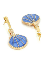 El Regalo 2 Pair Cute Enameled Dangle Studs Earrings Combo for Kids/Girls/Teens & Women- Bright Colors Shell-Flower- Heart-Pearls-Stars Charms Earrings (Option-1)