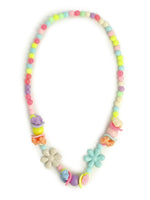 El Regalo 2 PCs Kids Girls Colorful Jewelry Sets - Kids Candy Color Beads Necklace & Bracelets Jewelry Sets for Girls & Toddlers