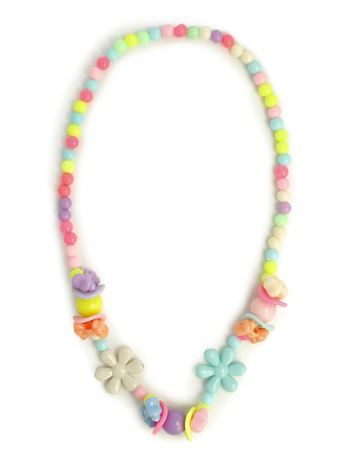 El Regalo 2 PCs Kids Girls Colorful Jewelry Sets - Kids Candy Color Beads Necklace & Bracelets Jewelry Sets for Girls & Toddlers