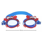 El Regalo Kids Cute Animal Cartoon Swimming Goggles for Girls & Boys- Kids/Toddlers Swim Goggles (upto 10 Years Old) (Crab Swim Goggle)