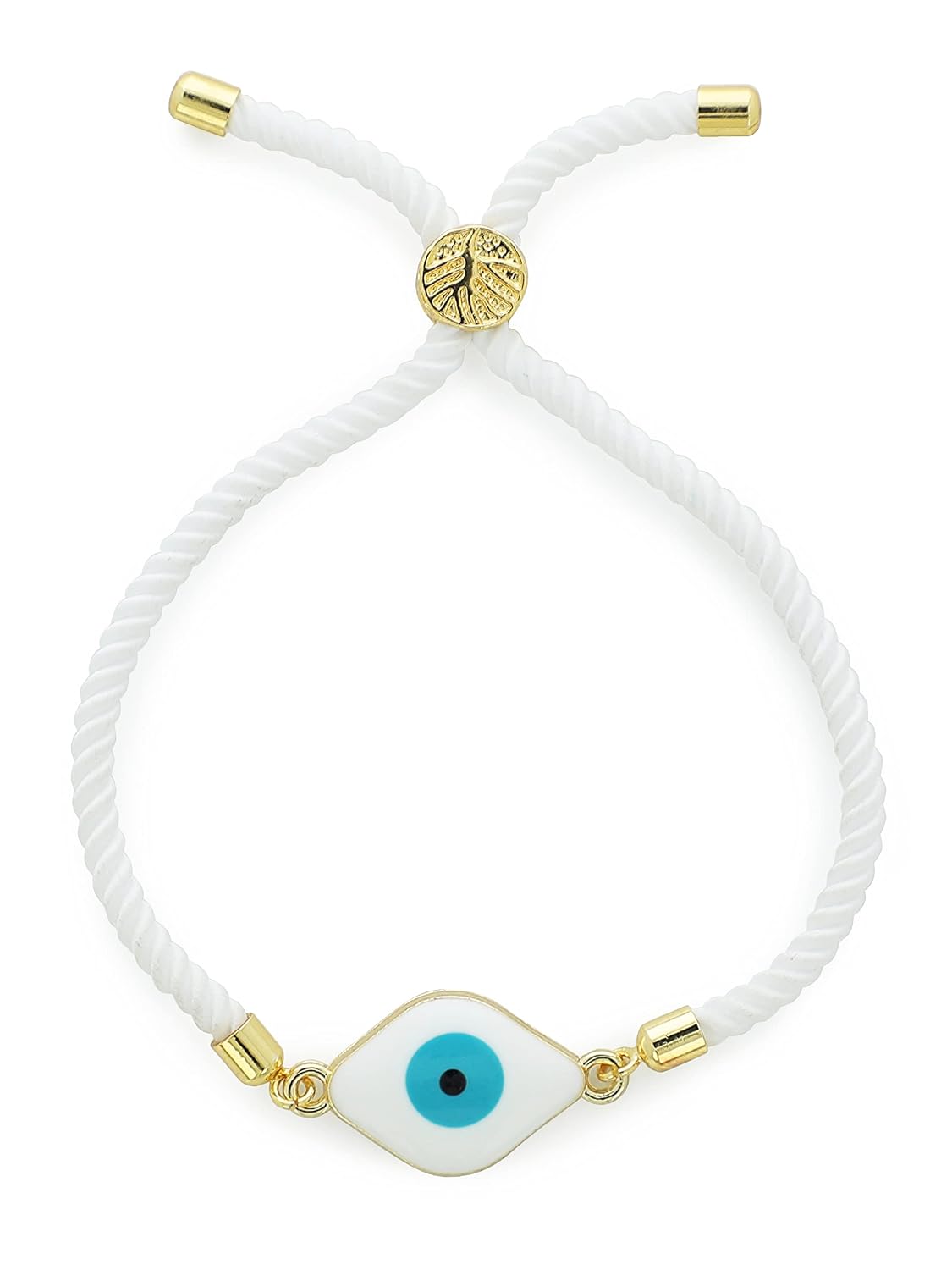 El Regalo Statement1PC Evil Eye Rakhi with Roli Chawal & Rakhi Message Card in Gift Box- Lucky Protection Rakhi to Avoid Negative Energies for Brother/Sister-in-Law/Niece or Nephew (Option-7)