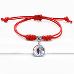 El Regalo 2 PCs Frozn Princess Bracelets for Girls | Faux Leather Adjustable Princess Bracelets (Red & Purple)