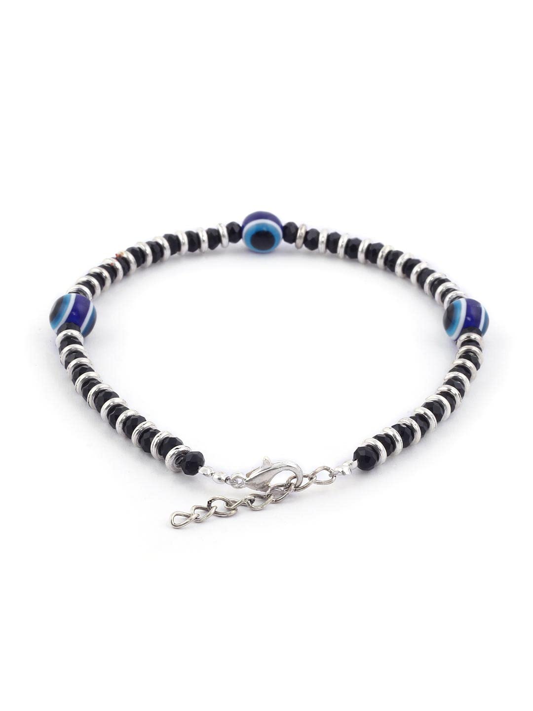 El Regalo Evil Eye Hamsa Black Beads Nazaria Bracelet - 1 PC Evil Eye Fashion Nazarbattu Bracelet for Women & Girls (Nazaria Bracelet 2)