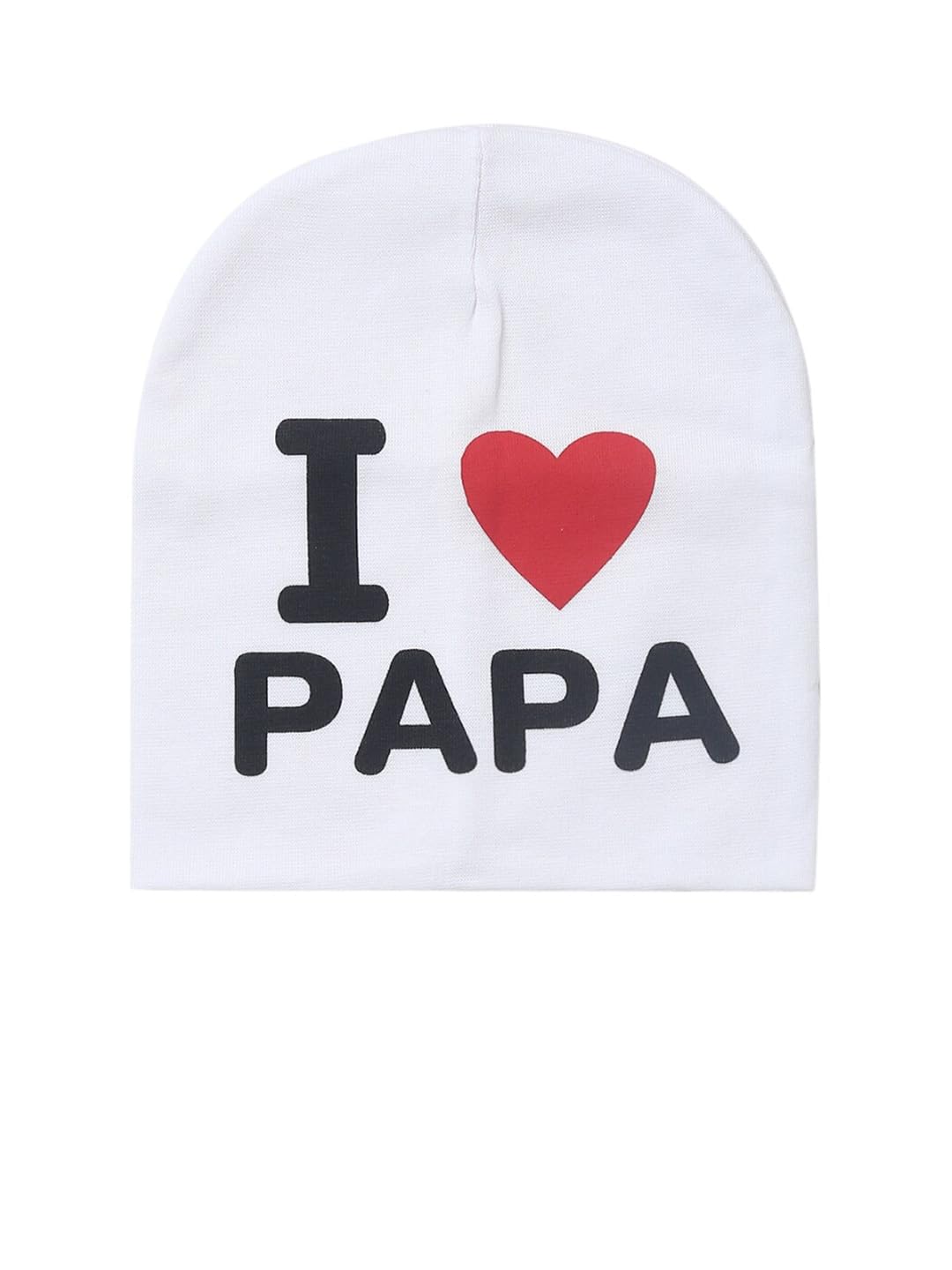 EL REGALO Unisex Kids Pack of 2 Printed Beanie White
