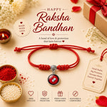 El Regalo 1PC Superhero Kids Rakhi- Fun Kids Bracelet Rakhi with Roli Chawal, Rakhi Message Card in Rakhi Gift Box for Little Bro/Sister/Niece or Nephew (Thor Red Rakhi)