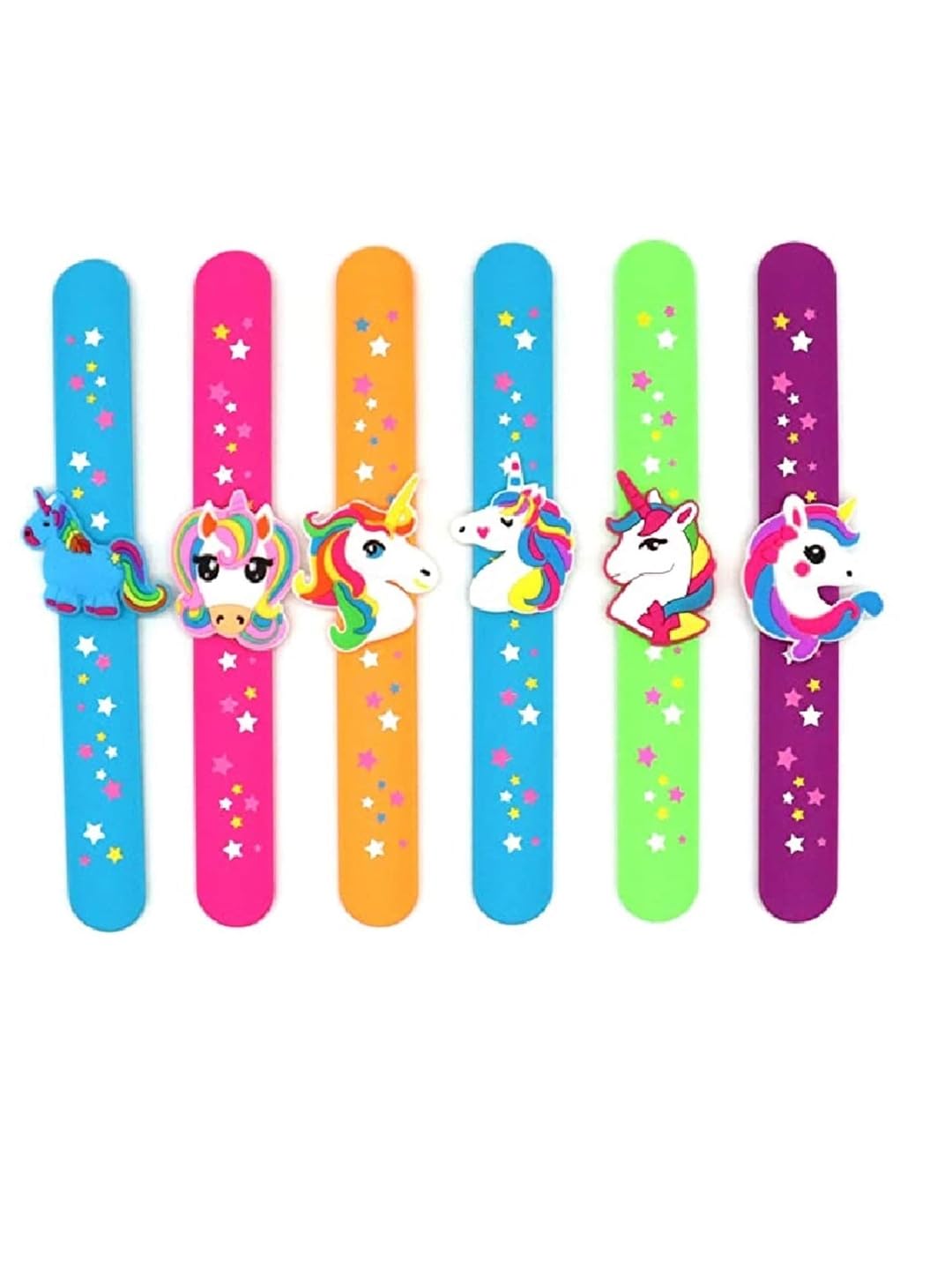 EL REGALO Kids Pack of 6 Red & Blue Wraparound Bracelet