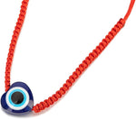 El Regalo 1 Evil Eye Rakhi with and Raksha Bandhan Card - Lucky Evil Eye Protection Rakhi to Avoid Negative Energies for Brother/Sister-in-Law/Niece or Nephew (Heart Evil Eye)