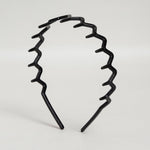 El Regalo 5Pcs Plastic Tooth Hair Comb Headbands, Comfort Wavy Toothed Hairband, Headbands for Women Men Girls Boys- Non Slip Comb Headbands for Sports, Workout, Washing Face, Spa & Work
