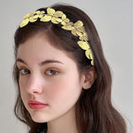 El Regalo Beautiful Butterfly Metal Hairband- Greek Goddess Butterfly Headband for Bride, Golden Roman Butterfly Crown Bridal Headpiece