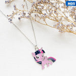 El Regalo 2PCs Cute Enamel Pony/Unicorn Pendant Necklaces Combo Set for Girls/Teens/Women | Unicorn Jewelry Set