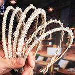 El Regalo Pearl Beads Decoration Plastic Hair Band for Kids, Girls and Women (Layered Pearls Hairband)