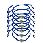 El Regalo 3 PCs Evil Eye Hamsa Hand Bracelets | Good Luck and Protection Evil Eye Hamsa Nazar Adjustable Unisex Bracelets for All (Hamsa Hand Bracelets)