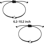 El Regalo Pinky Promise Distance Matching Bracelets for Best Friends, Couples, Family, Women, Men, Teens, Girls & Boys (Stars)