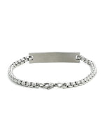 El Regalo 1 PC Stainless Steel OM Bracelets for Boys/Men - Statement Cuban Chain Bracelets for Men/Boys (OM Style- 3)