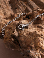 El Regalo 1PC Natural Stones Pointed Pendulum Unisex Pendant Necklace- Natural Healing Stones Peandant Chain Necklaces- Reiki healing/Feng shui (Black Onyx)