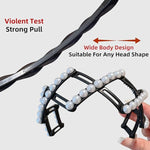 El Regalo 4pcs Stretchable Foldable Pearl Headband for Women & Girls - Elegant Anti-Slip Hairband for Long & Short Hair, Portable Retractable Hair Accessory for Travel & Everyday Wear