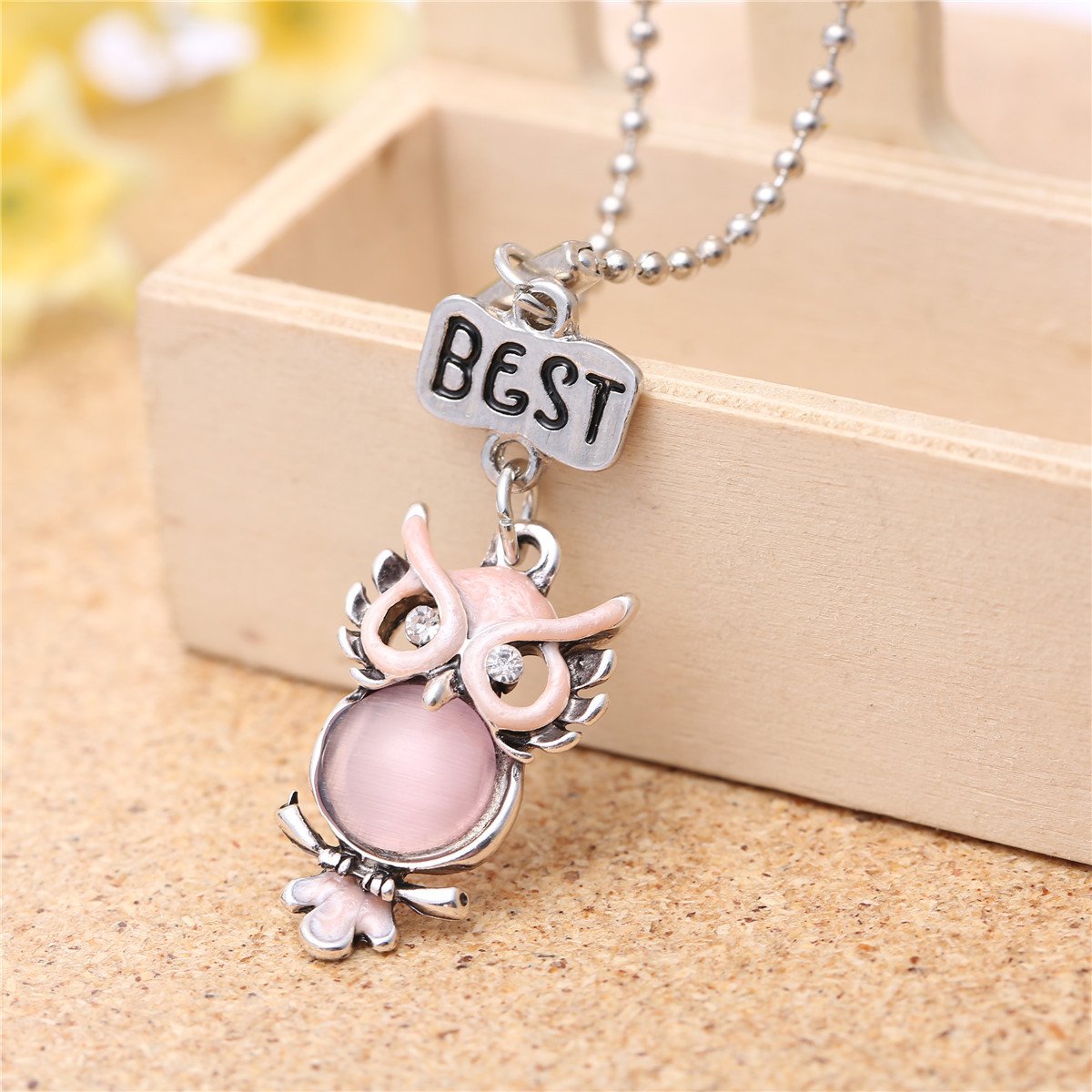 El Regalo Owls Necklaces Set (Best Friends Forever) for Girls & Boys