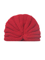 EL REGALO Unisex Kids Red & Blue Pack of 2 Beanie Caps