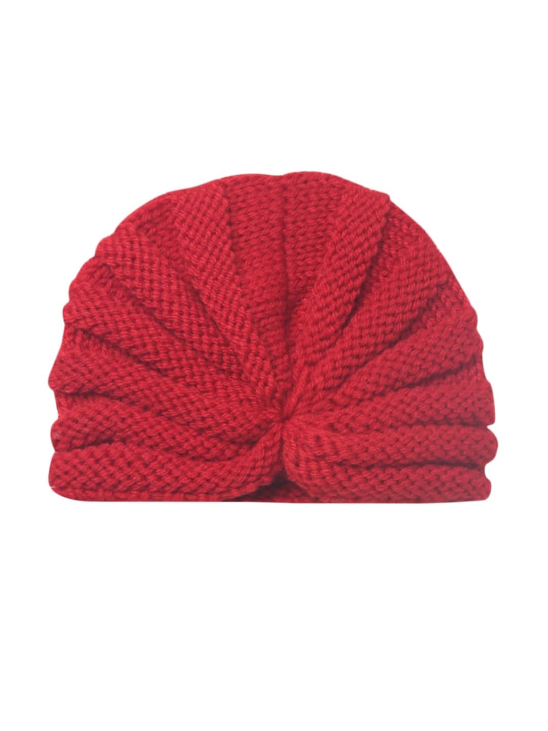 EL REGALO Unisex Kids Red & Blue Pack of 2 Beanie Caps