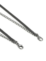 El Regalo Black Metal Anti Allegric Adjustable Bra Straps