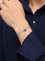 El Regalo Evil Eye Chain Unisex Bracelet- Stainless Steel No Rust Bracelet for Men & Women
