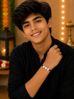 El Regalo 1PC Rakhi for Kids | Sports Balls Bracelet Rakhi for Brother- Rakhi for Sports Lover Bhai with Roli-Chawal Shagun, Message Card in Rakhi Gift Box for Kids/Adults (Option-6)