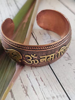 El Regalo 1 Copper OM Bracelet Rakhi for Brother/Bhai - Rakhi for Bhai with shagun, Rakhi Message Card in Rakhi Gift Box (Option-8)