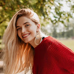 El Regalo Elegant Leaf Drop Dangle Earrings for Women & Girls - Nature Inspired Statement Earrings (Style-1)