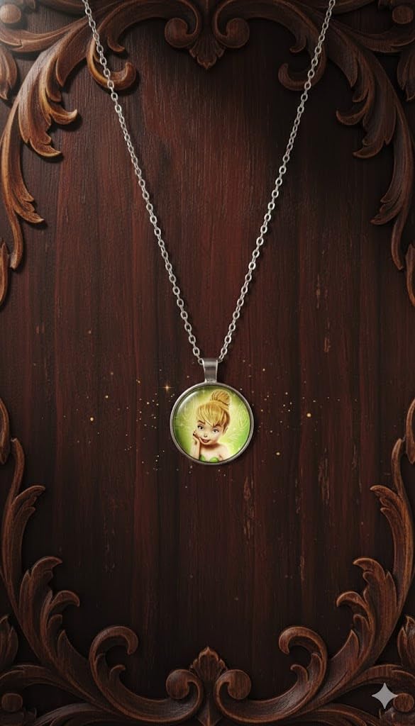 El Regalo Enchanted Tales Princess Pendant Necklace for Girls & Toddlers - Magical Character Jewelry for Birthdays, Parties & Gifting (Style-1)