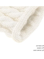 EL REGALO Unisex Kids White Beanie