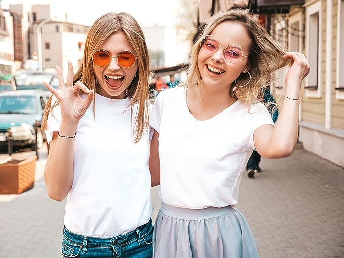 El Regalo 2Pcs Bff Best Friends Sun Moon Pinky Promise Friendship Bracelet/Couple Bracelets, Bff Long Distance Matching Bracelets For Besties For Girls (Silver)