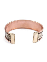 El Regalo Copper Bracelet- Pure Copper Healing Meditation Unisex Broad Bracelet/Kada for Men & Women | Healing Religious Copper Kada (Sun Copper Bracelet)