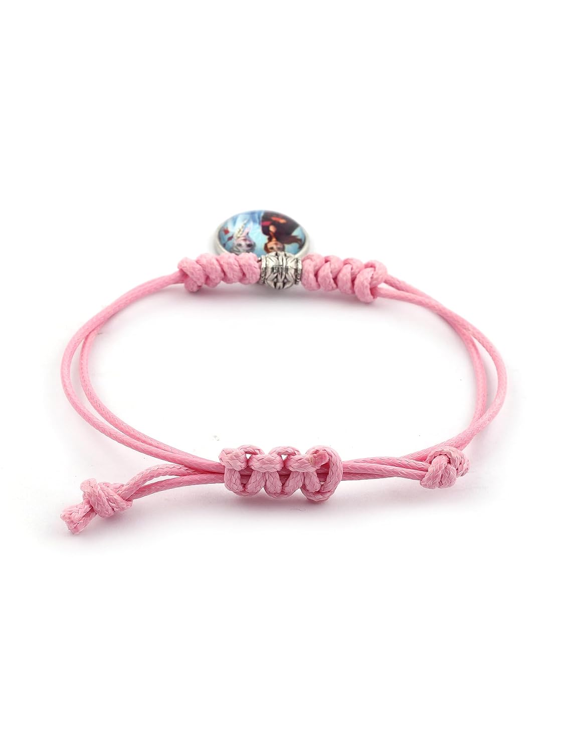El Regalo 1PC Girls Princess Rakhi- Frozn Elsa Anna Rakhis - Girls Rakhi for Sister/Niece with Roli Chwal, Rakhi Message Card in Rakhi Box for Babies/Toddlers/Kids (Pink Elsa Anna Princess Rakhi)