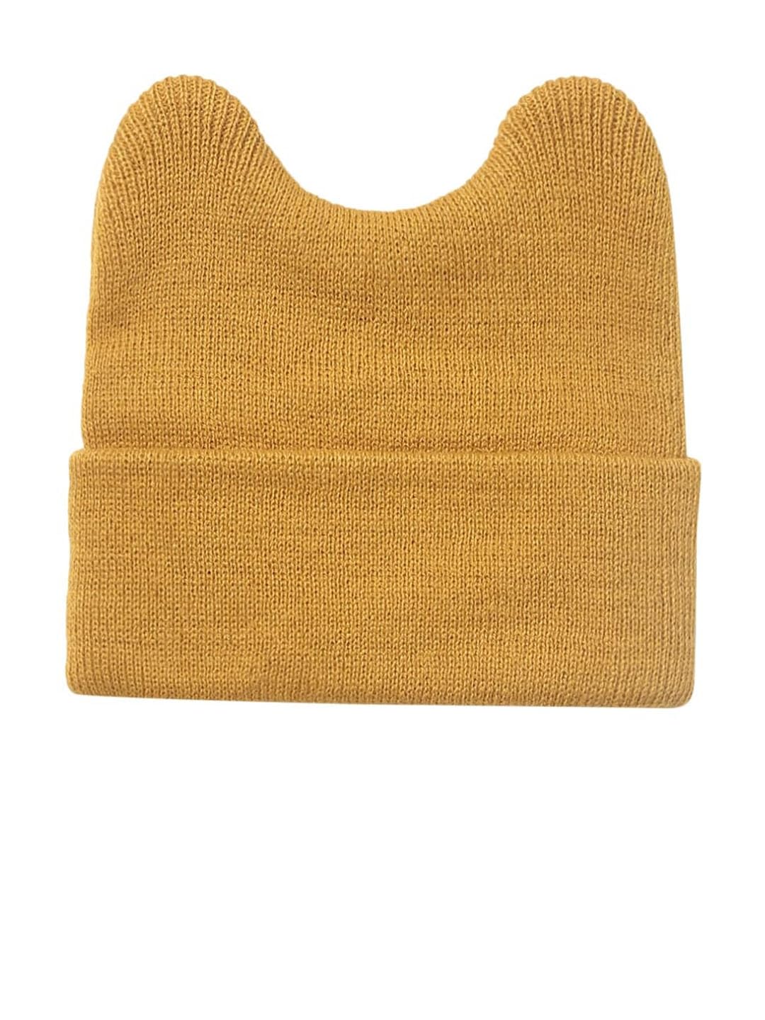 EL REGALO Kids Pack of 2 Woollen Beanie Caps Black