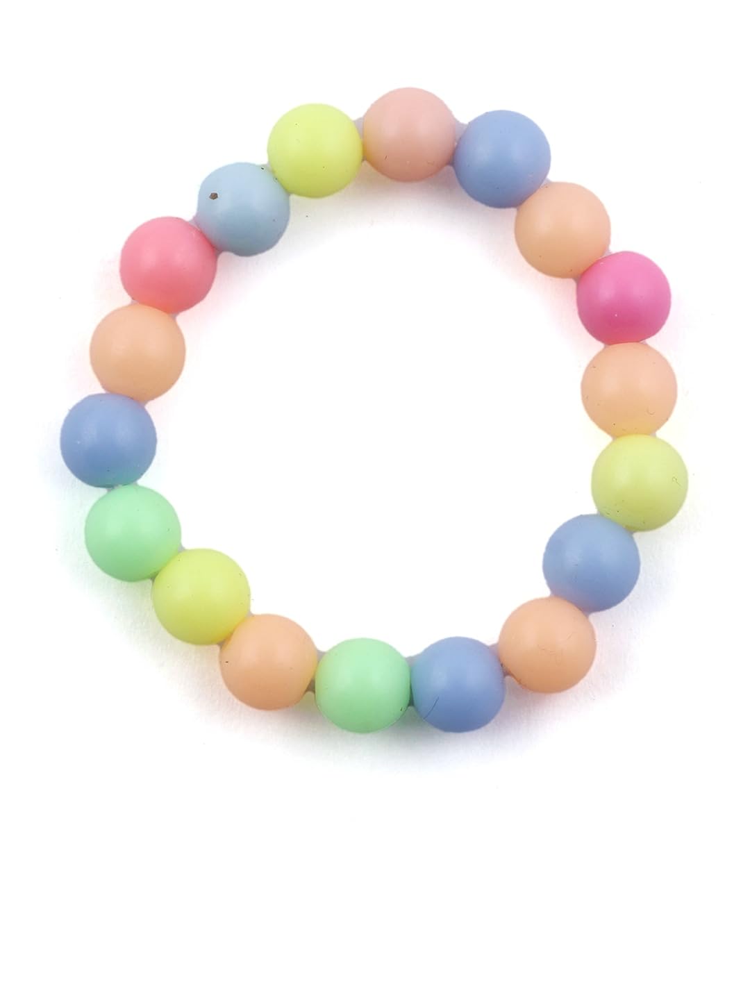 EL REGALO Girls Yellow Pink Beaded Jewellery Set