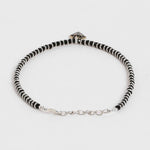 El Regalo 1 Leg Nazaria Charms Anklet - 1 PC Nazarbattu, Nazaria Fashion Anklets with Enameled Charms- Hamsa Hand, Star, Diamond for Women & Girls (Black Diamond Anklet)