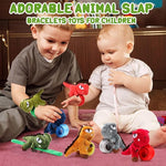 El Regalo Cute & Unique Plush Dinosaur Slap Band Rakhi for Kids/Brothers- Fluffy/Soft Dino Fun Rakhi for Bhai