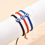 El Regalo 3 PCs Evil Eye Hamsa Hand Bracelets | Good Luck and Protection Evil Eye Hamsa Nazar Adjustable Unisex Bracelets for All (Evil Eye Bracelets)