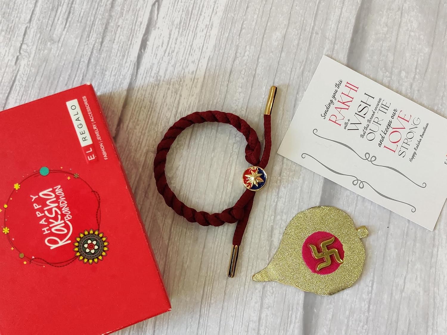 El Regalo Superhero Braided Rakhi -1 PC Rakhi, shagun, Rakshabandhan Message Card & Rakhi Box- Adjustable Unisex Superhero Rakhi for Bhai/Brother/Nephew (Superhero Rakhi Option-1)