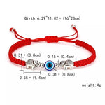 El Regalo 2PCs Evil Eye Rakhi Combo Set for Bhai-Bhabhi or Bhai-Bhatija/Bhatiji- Eye Rakhis Set with Roli Chanwal, Rakhi Card in Rakhi Gift Box (Option-4)