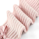 El Regalo 1 Pair Girls Combed Cotton Bow Tights Pantyhose Leggings Stocking Pants | Party Bow Socks Stockings for Girls (Pink)